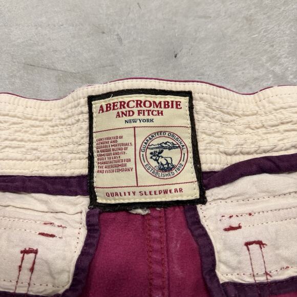 Abercrombie & Fitch Pants Mens Red Moose Sleepwear Vintage Y2K Size XL - Picture 5 of 6